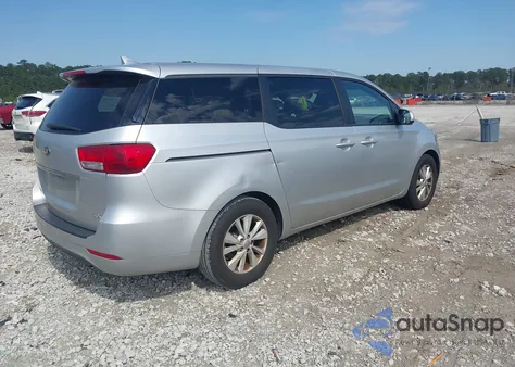 2017 Kia Sedona Lx из США, поврежденный, VIN KNDMB5C13H6219136